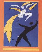 Henri Matisse Dancer Study for the Backdrop of the Ballet 'Strange Farandole' (mk35) oil painting artist